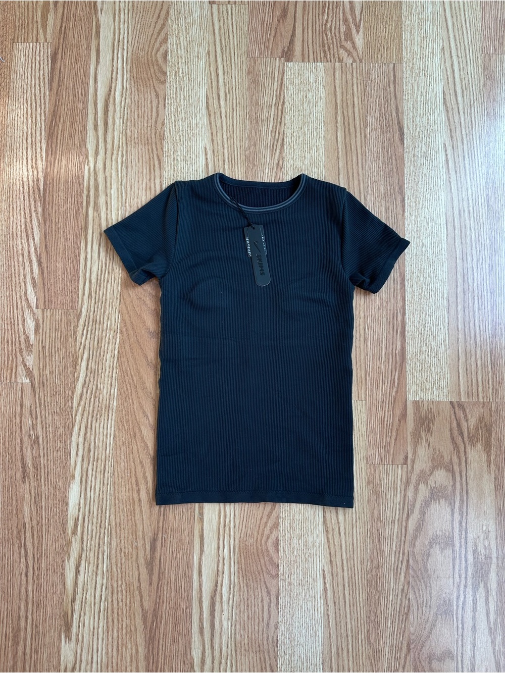 NIKE x SKIMS ribbed seamless short sleeve top